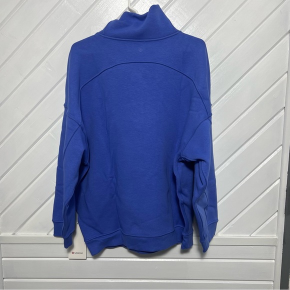 Lululemon Thick Fleece Half-Zip M/L Wild Indigo - Picture 2 of 6